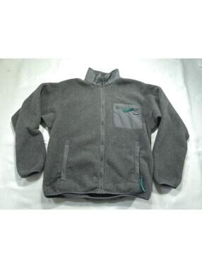 Patagonia Retro-X Deep Pile Fleece Jacket Mens Medium Grey Made USA Vintage
